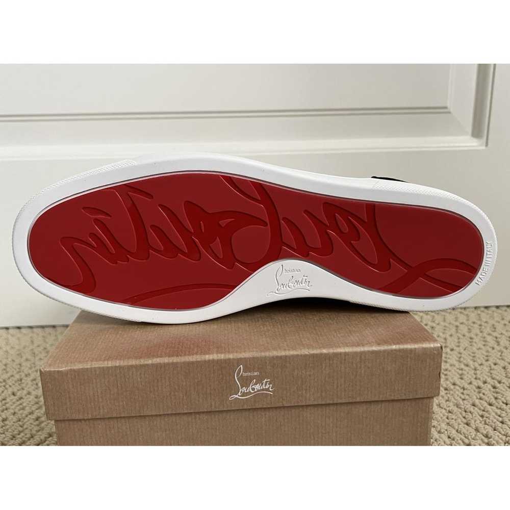 Christian Louboutin Rantulow leather low trainers - image 3