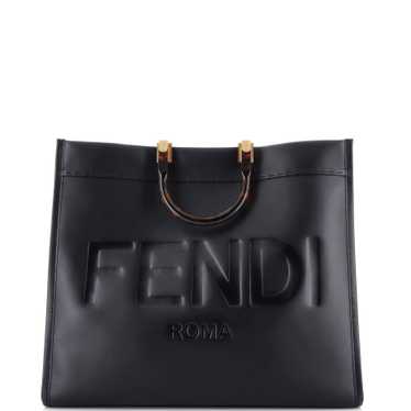 FENDI Sunshine Shopper Tote Leather Large