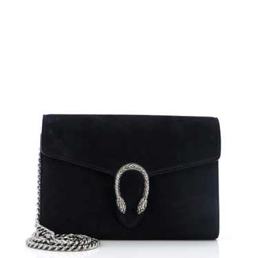 GUCCI Dionysus Chain Wallet Suede Small