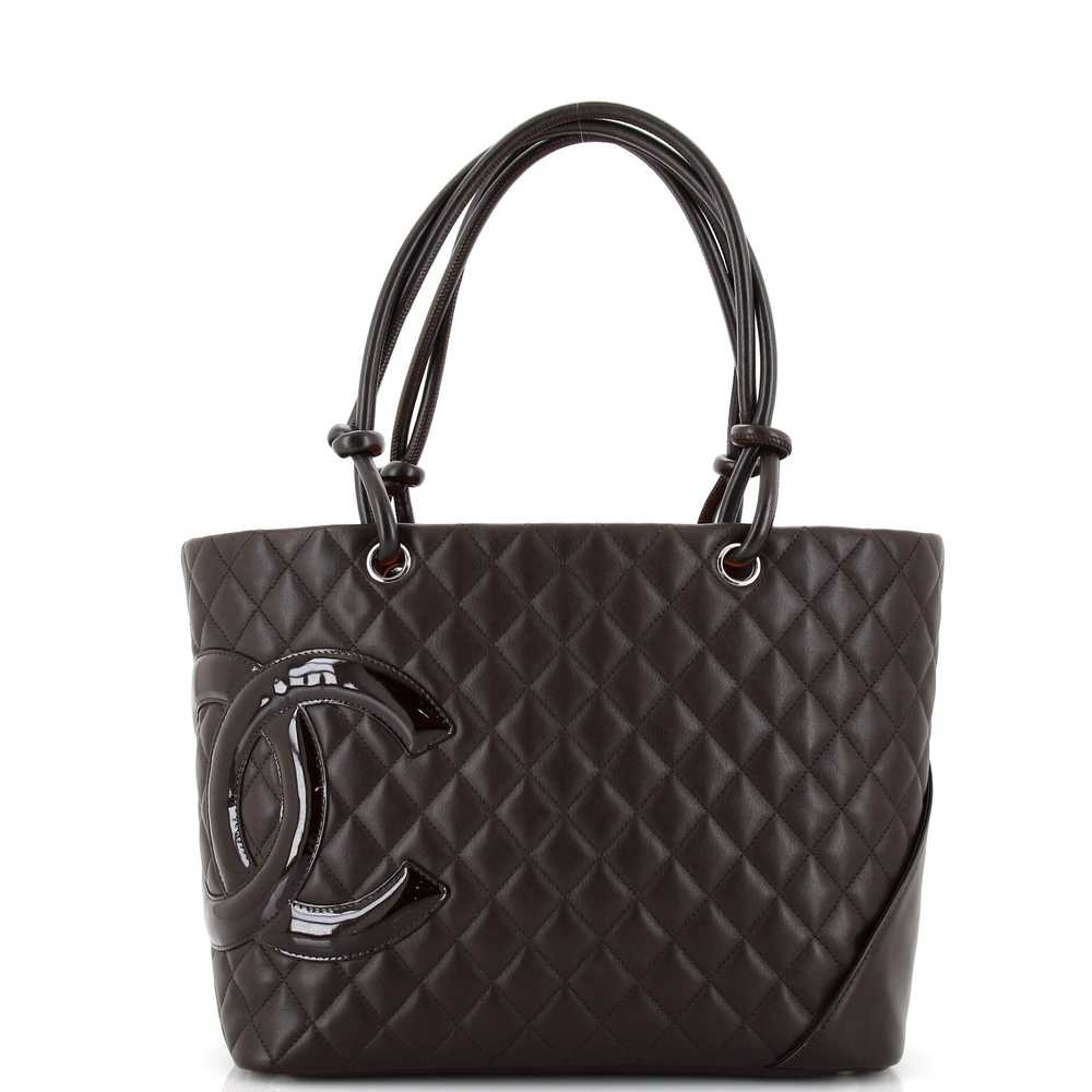 CHANEL Cambon Tote Quilted Leather Large - image 1