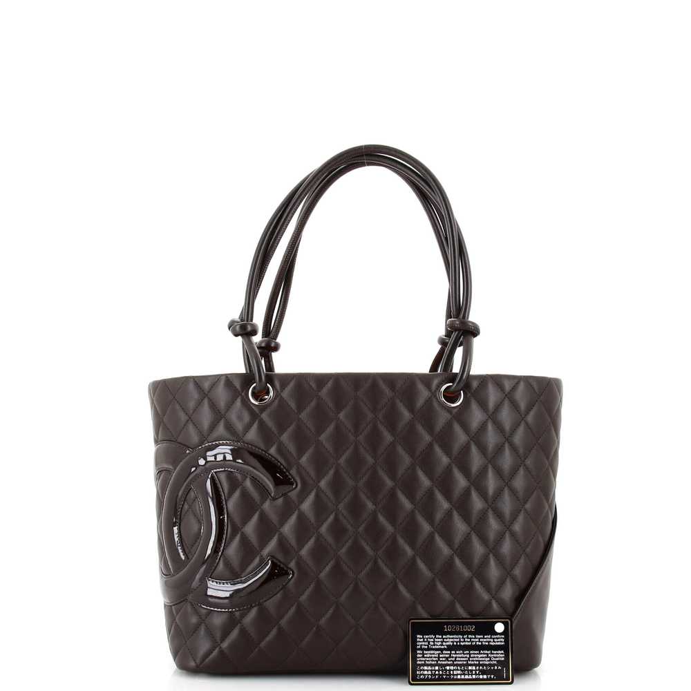 CHANEL Cambon Tote Quilted Leather Large - image 2