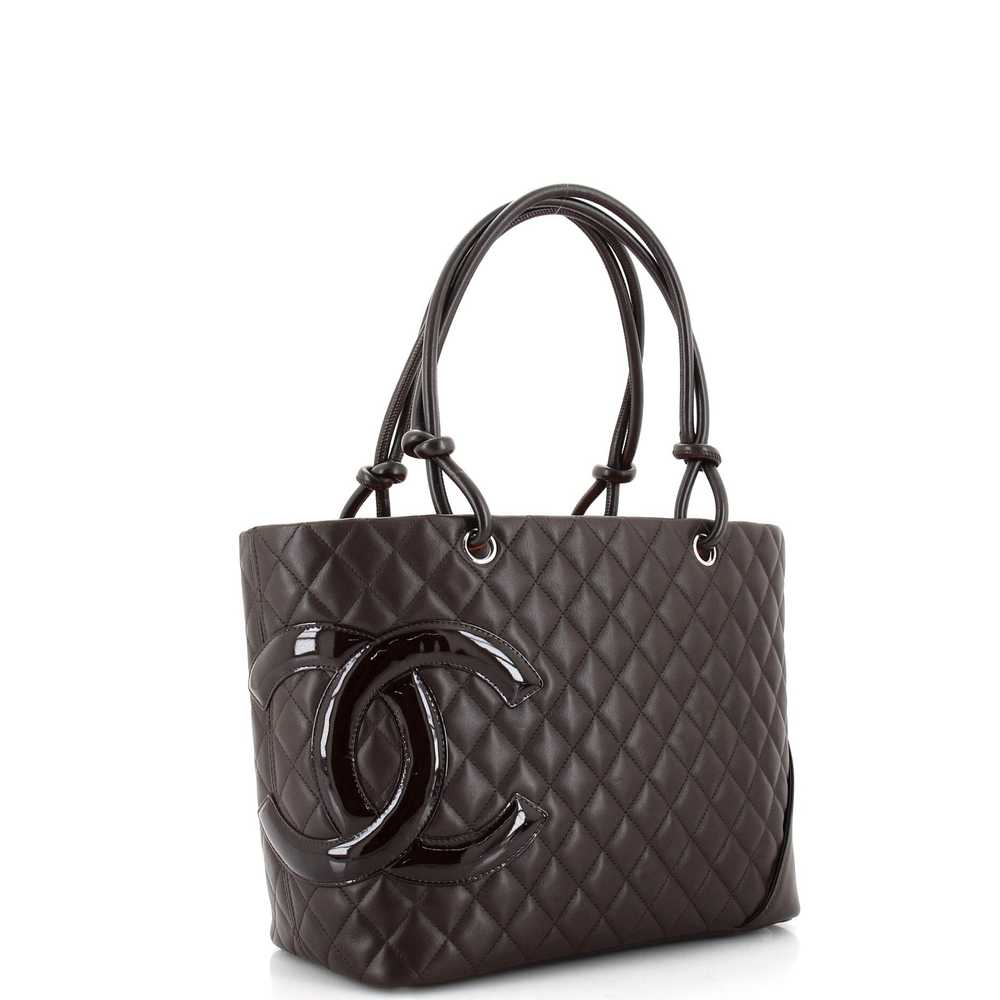 CHANEL Cambon Tote Quilted Leather Large - image 3