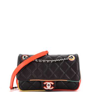 CHANEL Cuba Color Flap Bag Quilted Lambskin Small