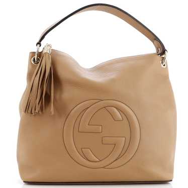 GUCCI Soho Convertible Hobo Leather Large