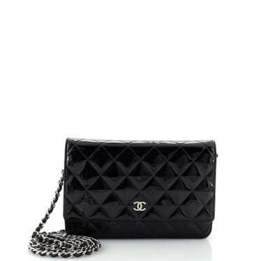 CHANEL Wallet on Chain Quilted Patent