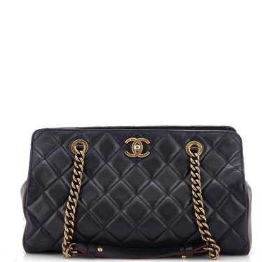 CHANEL Perfect Edge Tote Quilted Leather Small