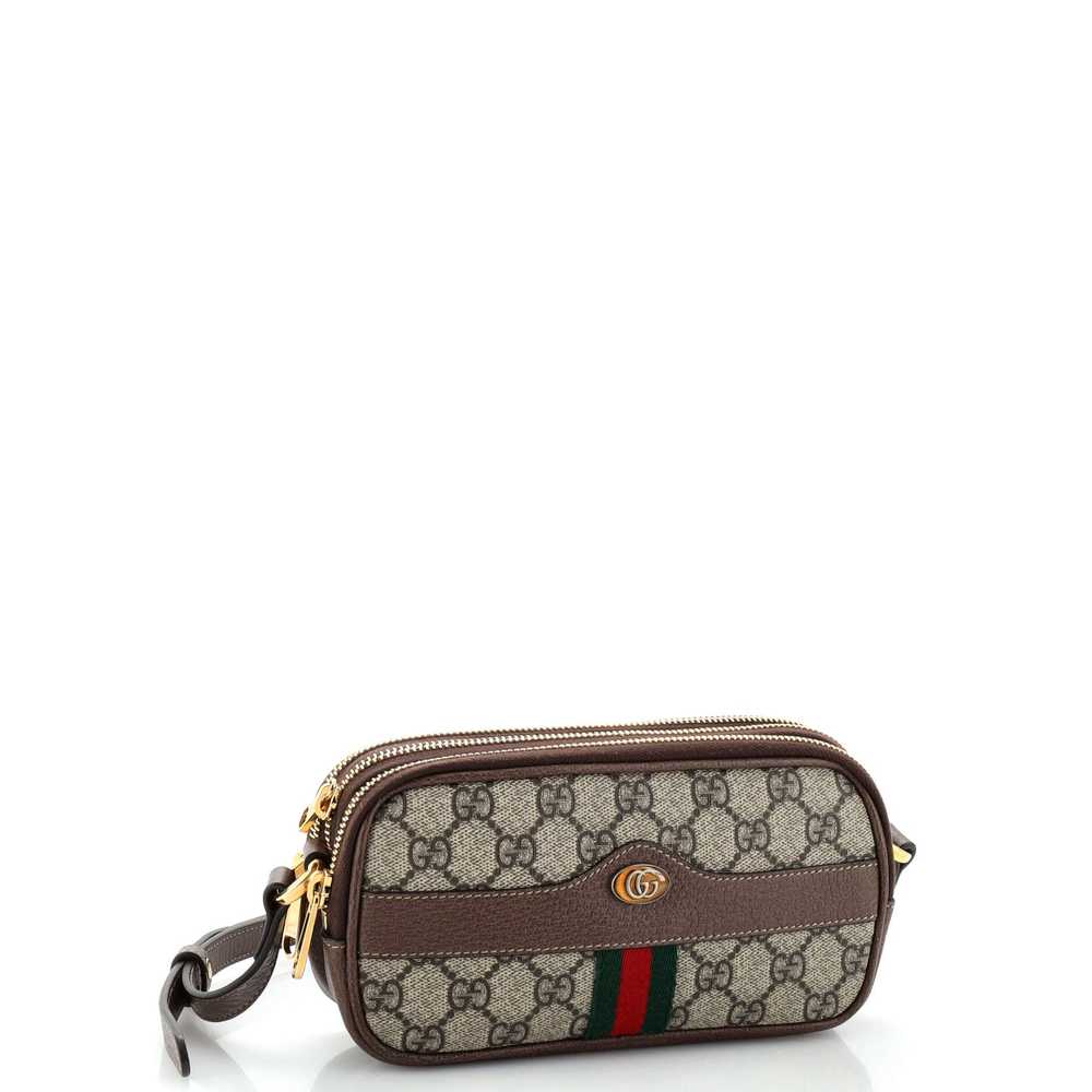 GUCCI Ophidia Triple Zip Crossbody Bag GG Coated … - image 2