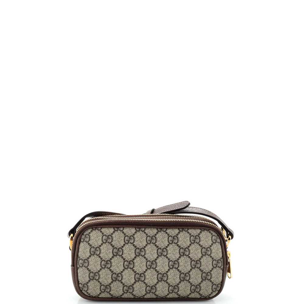 GUCCI Ophidia Triple Zip Crossbody Bag GG Coated … - image 3