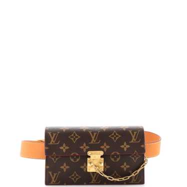 Louis Vuitton S Lock Belt Pouch Monogram Canvas - image 1