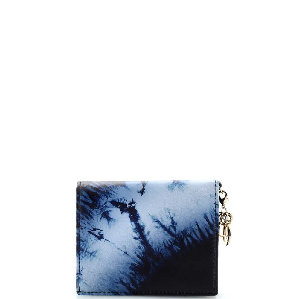 Christian Dior Lady Dior Flap Wallet Printed Leat… - image 3