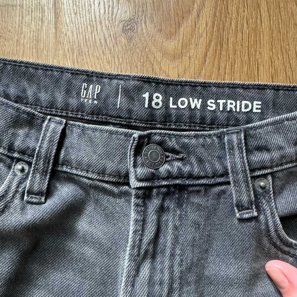 GAP mid rise wide leg denim jeans - image 1