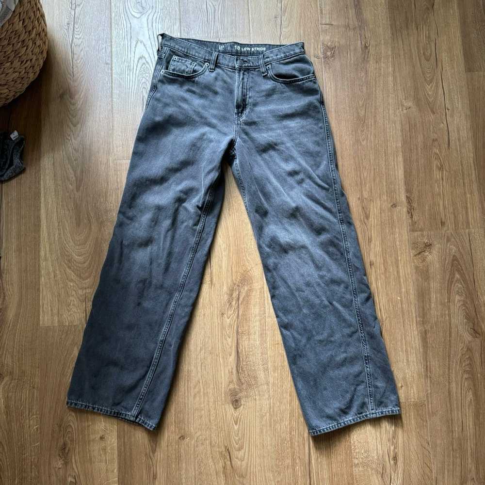 GAP mid rise wide leg denim jeans - image 5