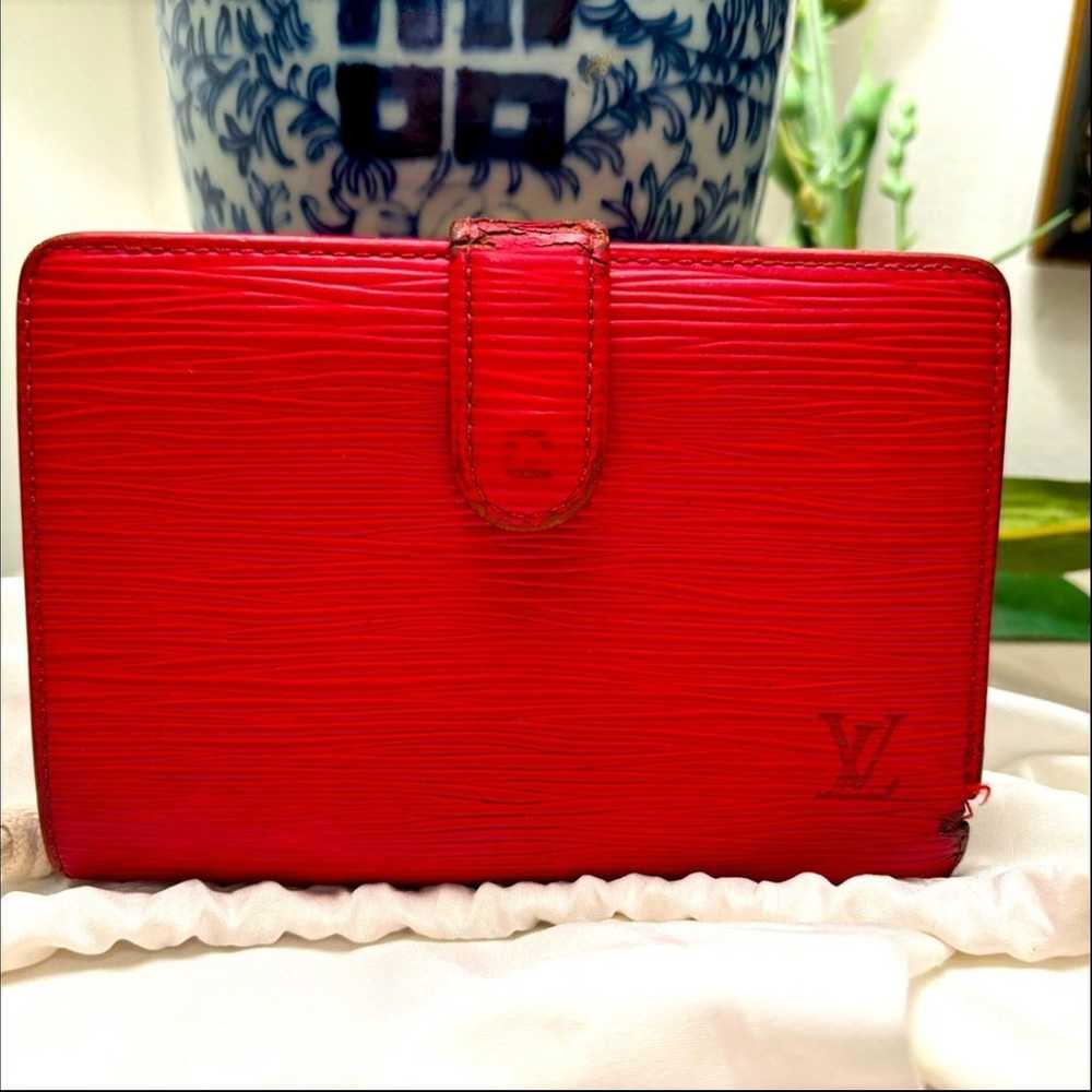 Louis Vuitton Epi French Purse Wallet Rouge - image 1