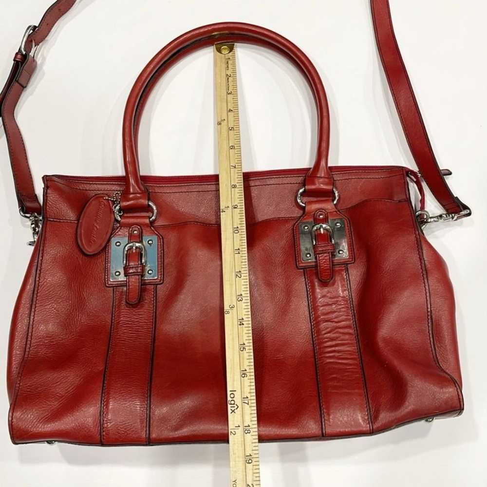Pelle Studio Wilson Genuine Leather Bag Red Commu… - image 10