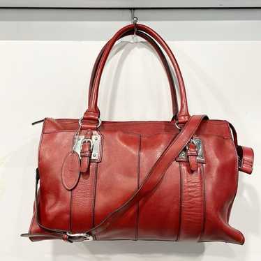 Pelle Studio Wilson Genuine Leather Bag Red Commu… - image 1