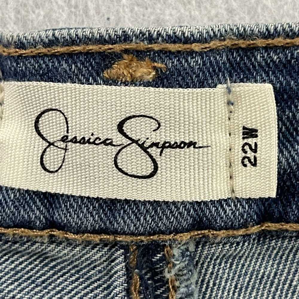 Jessica Simpson Jeans Womens 22W Blue Button Fly … - image 2