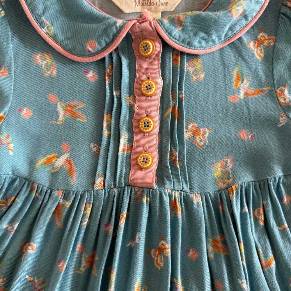 Matilda Jane girls tunic shirt floral Peter Pan c… - image 2
