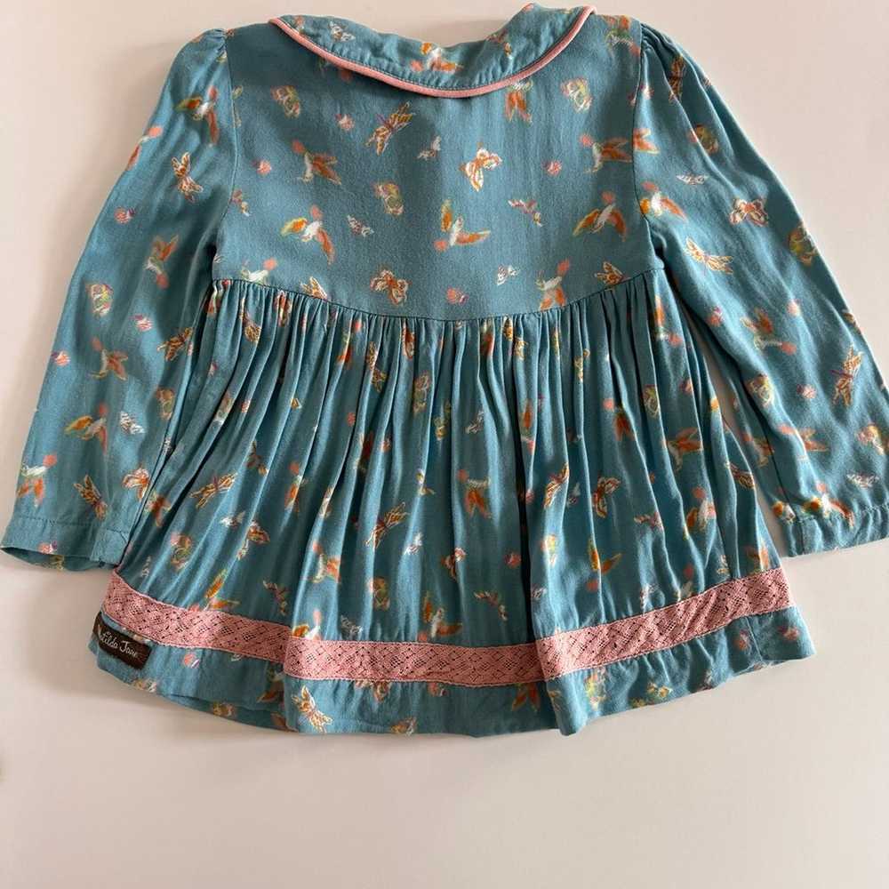 Matilda Jane girls tunic shirt floral Peter Pan c… - image 3