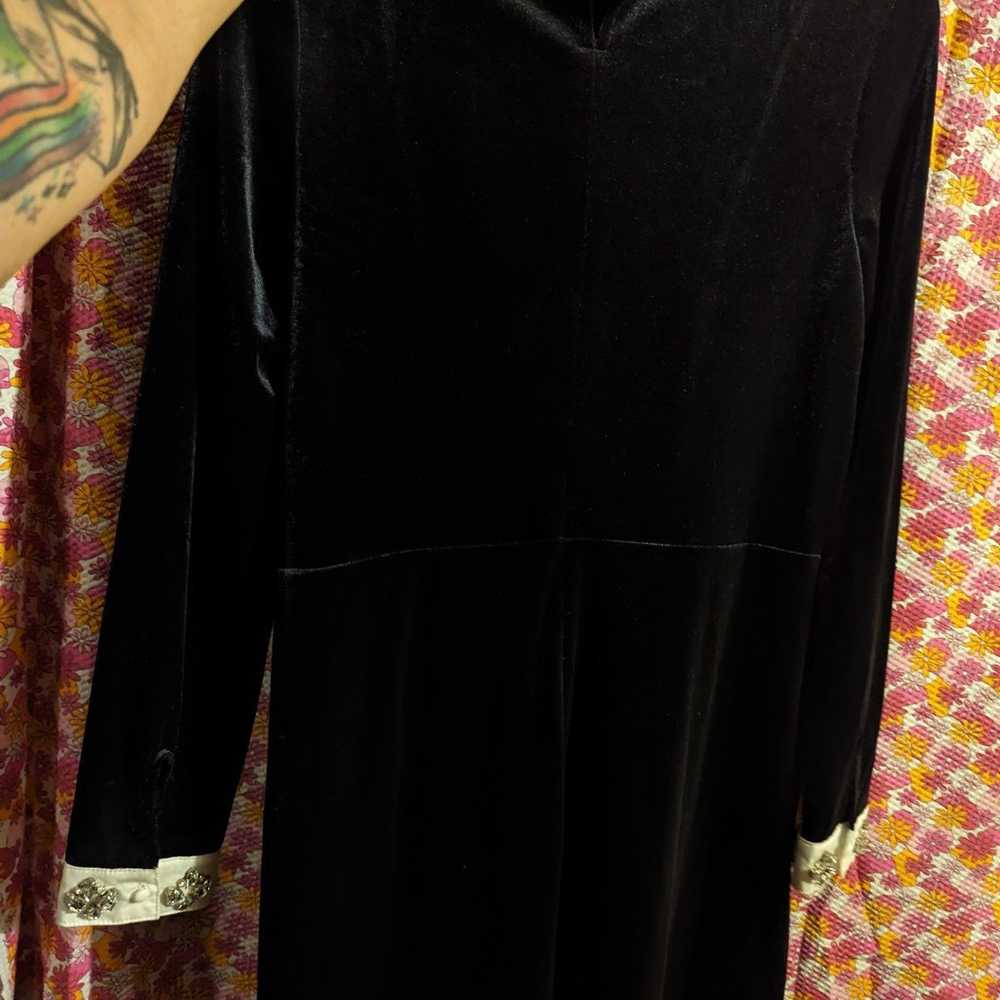 H&M Velour Dress with Rhinestones - image 7