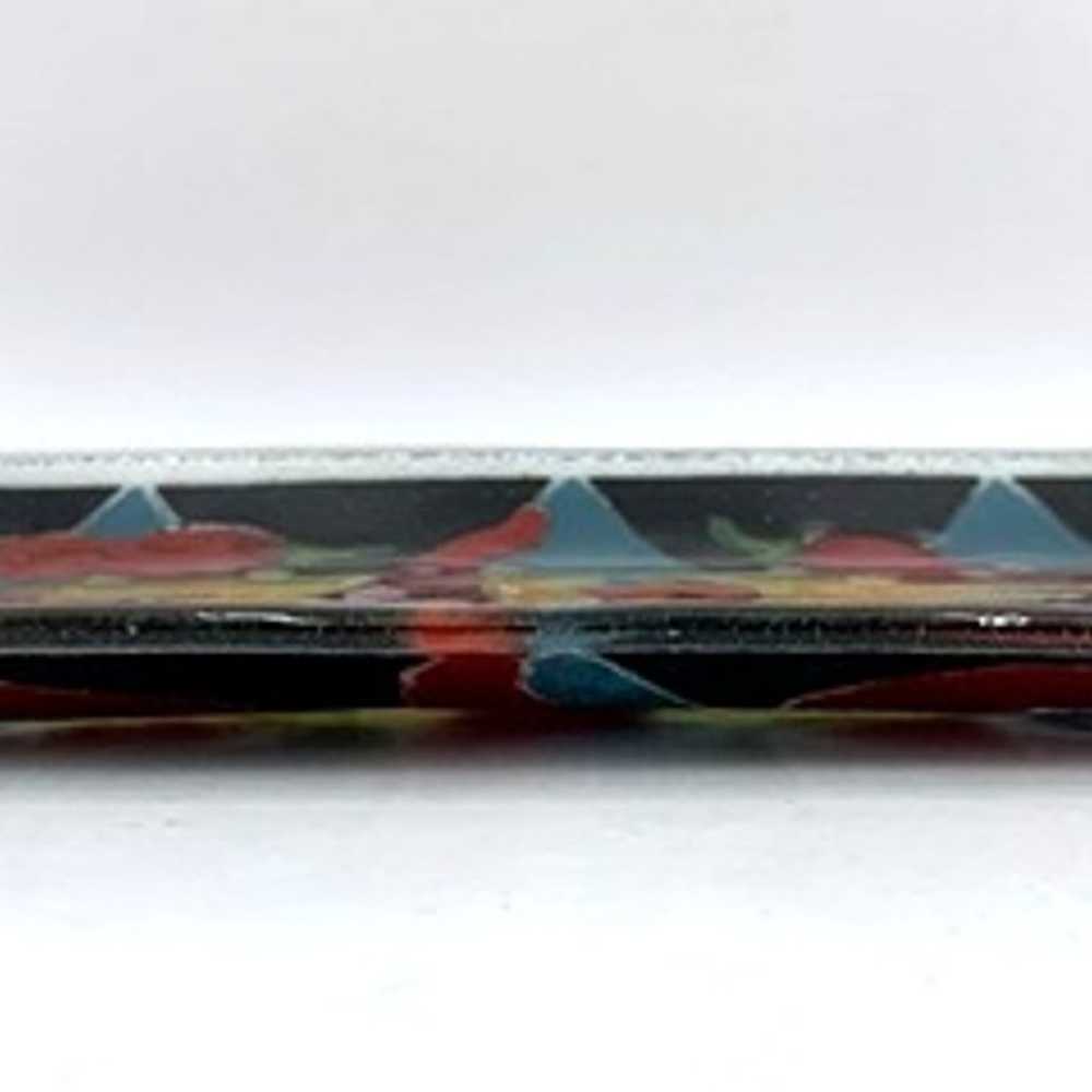 Chili Peppers Fused Art Glass Tray 13 3/4 x 7 3/4… - image 5
