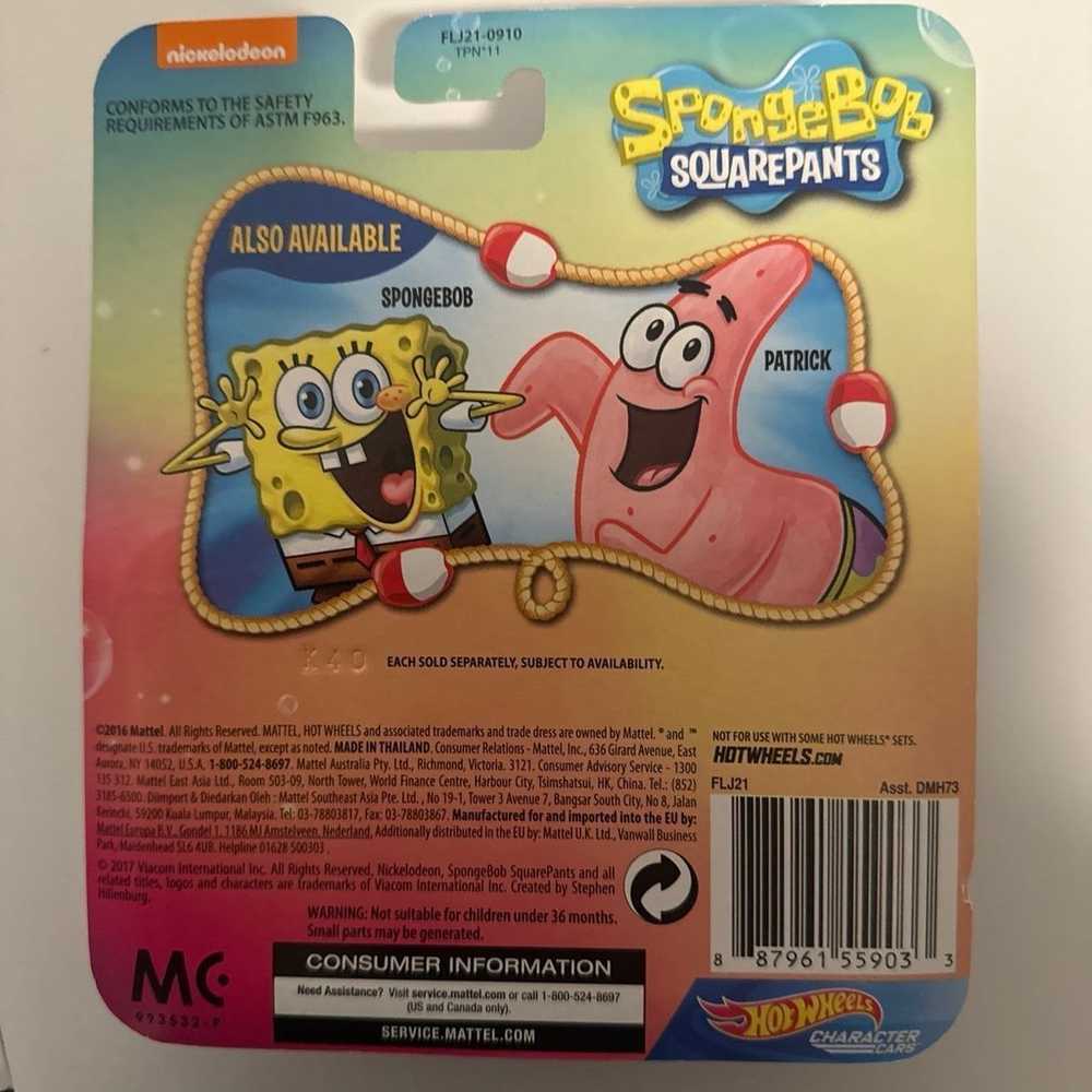 Hot Wheels SpongeBob SquarePants - image 2