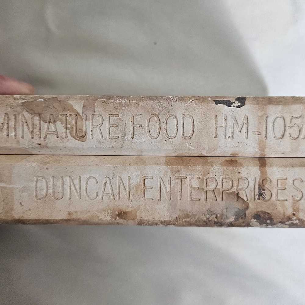 Vintage Duncan Slip Mold HM105A Minature Food Set… - image 6