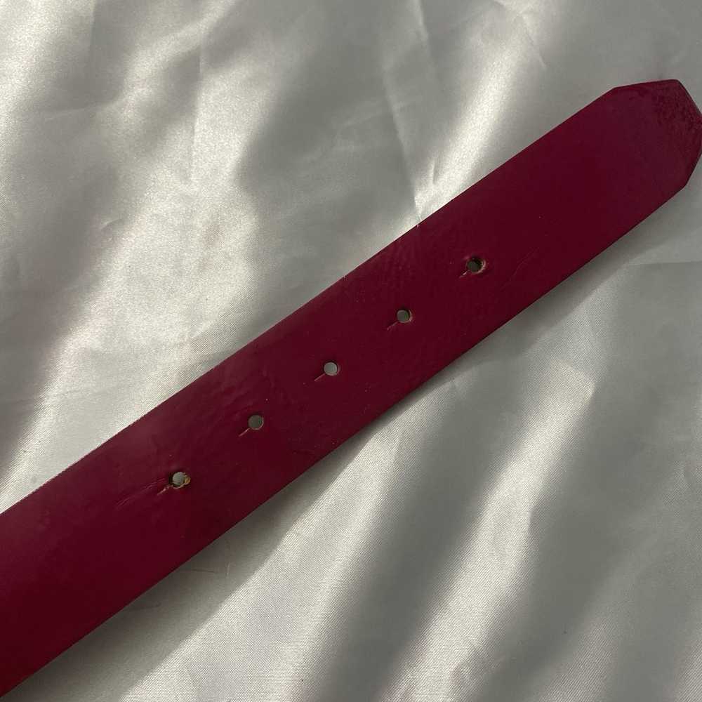 Vintage hot pink guess belt - image 3