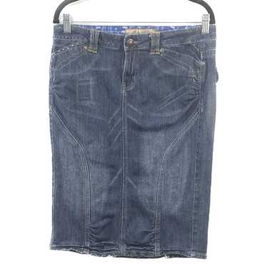 Candie's Women's Denim Jean Skirt Size 9 Studded … - image 1