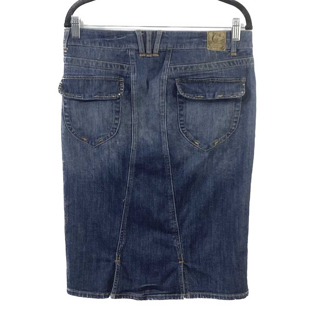 Candie's Women's Denim Jean Skirt Size 9 Studded … - image 2