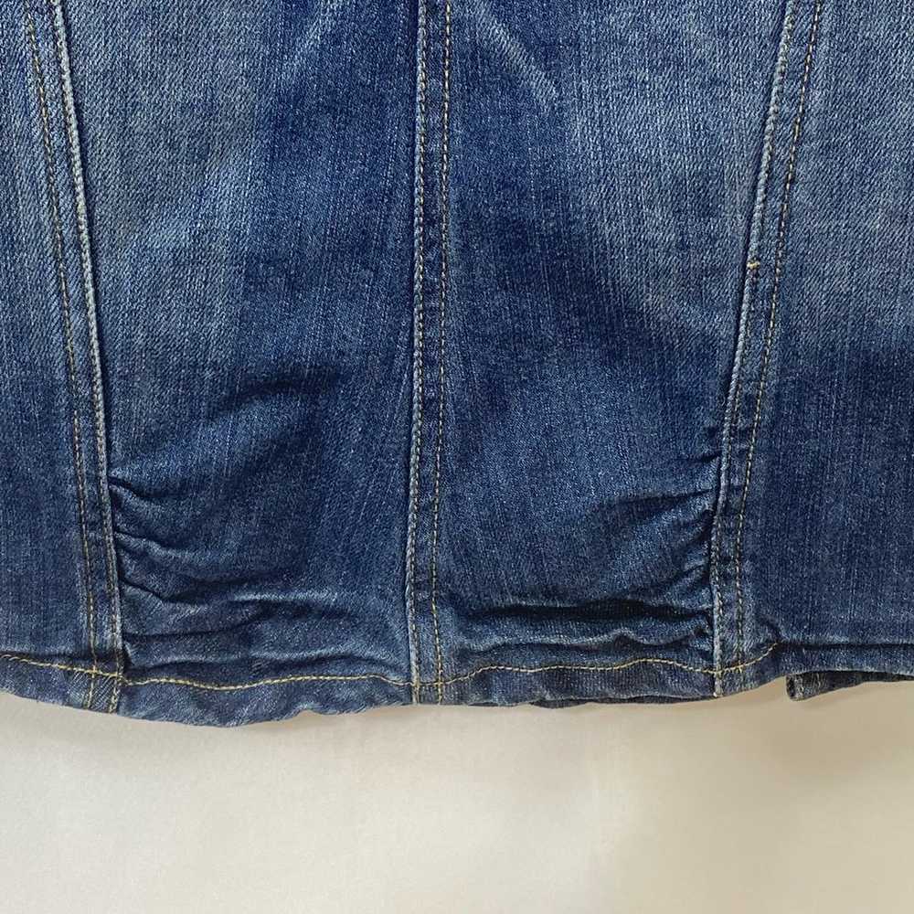 Candie's Women's Denim Jean Skirt Size 9 Studded … - image 5