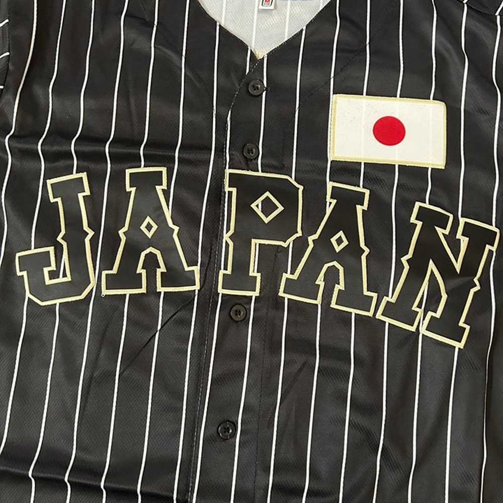Vintage Baseball Jersey Shohei Ohtani Japan Pinst… - image 2