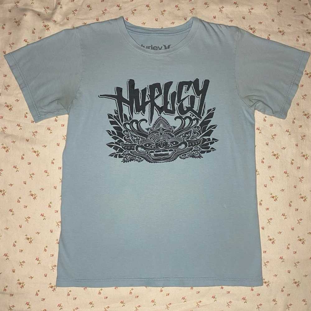 Super Soft Skater Pastel Baby Blue & Black Hurley… - image 6