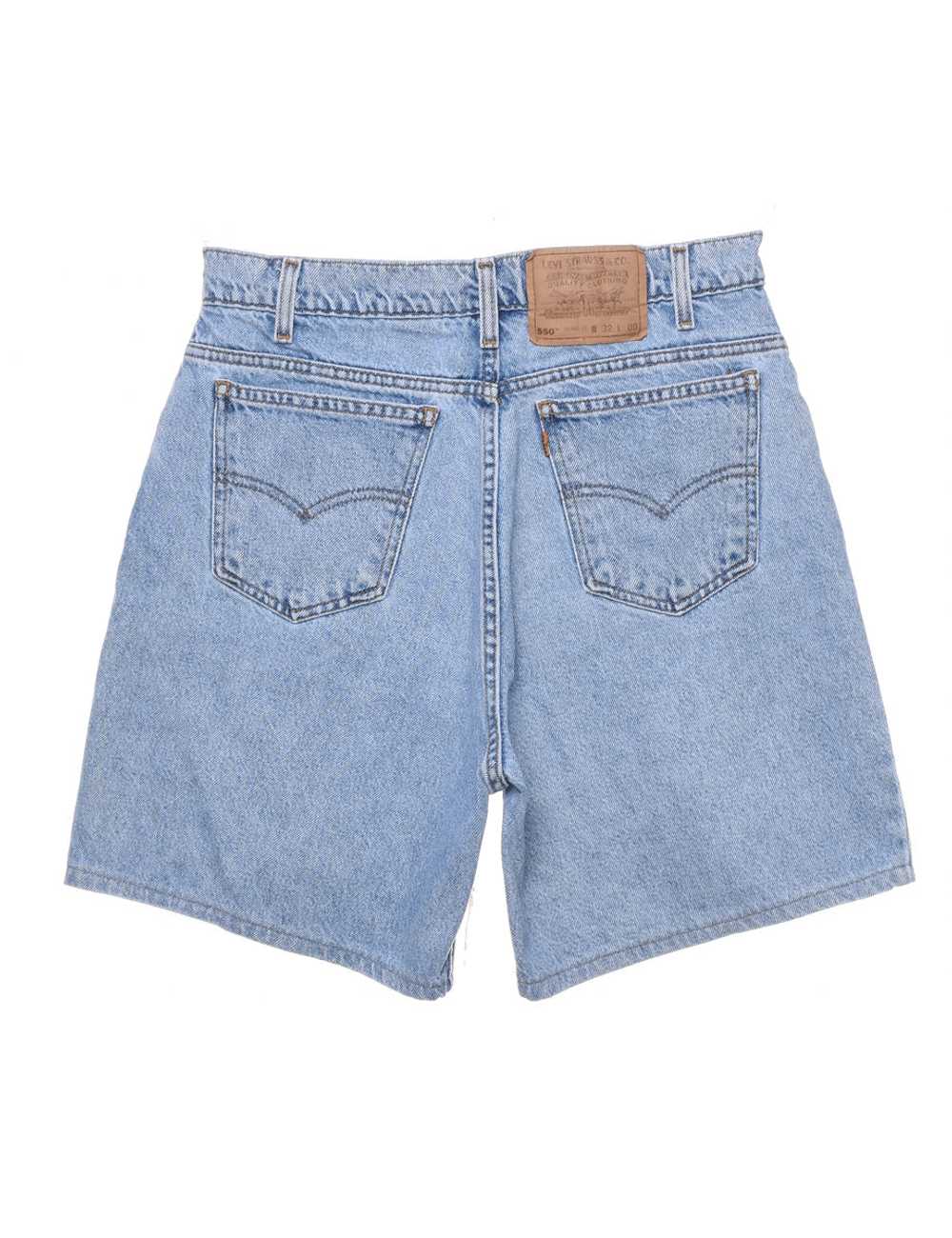 Light Wash Denim Shorts - W28 L11 - image 2