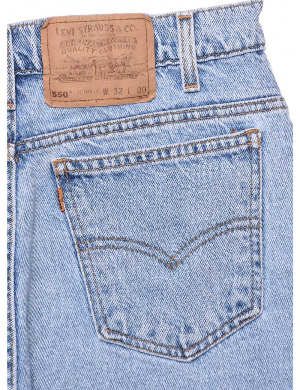 Light Wash Denim Shorts - W28 L11 - image 4