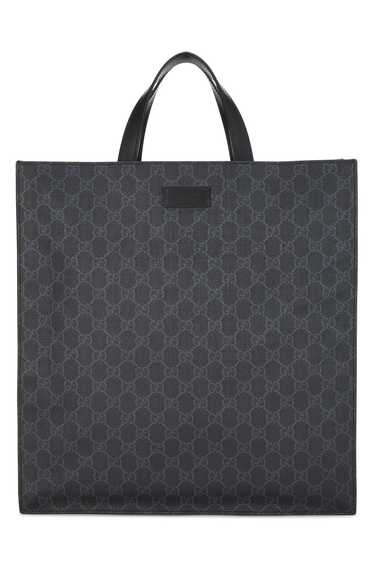 Black GG Supreme Coated Canvas Tote Bag - image 1