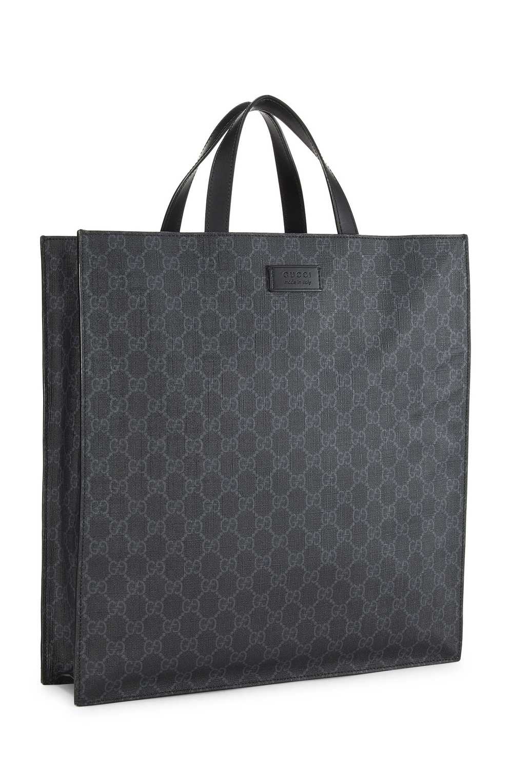 Black GG Supreme Coated Canvas Tote Bag - image 2