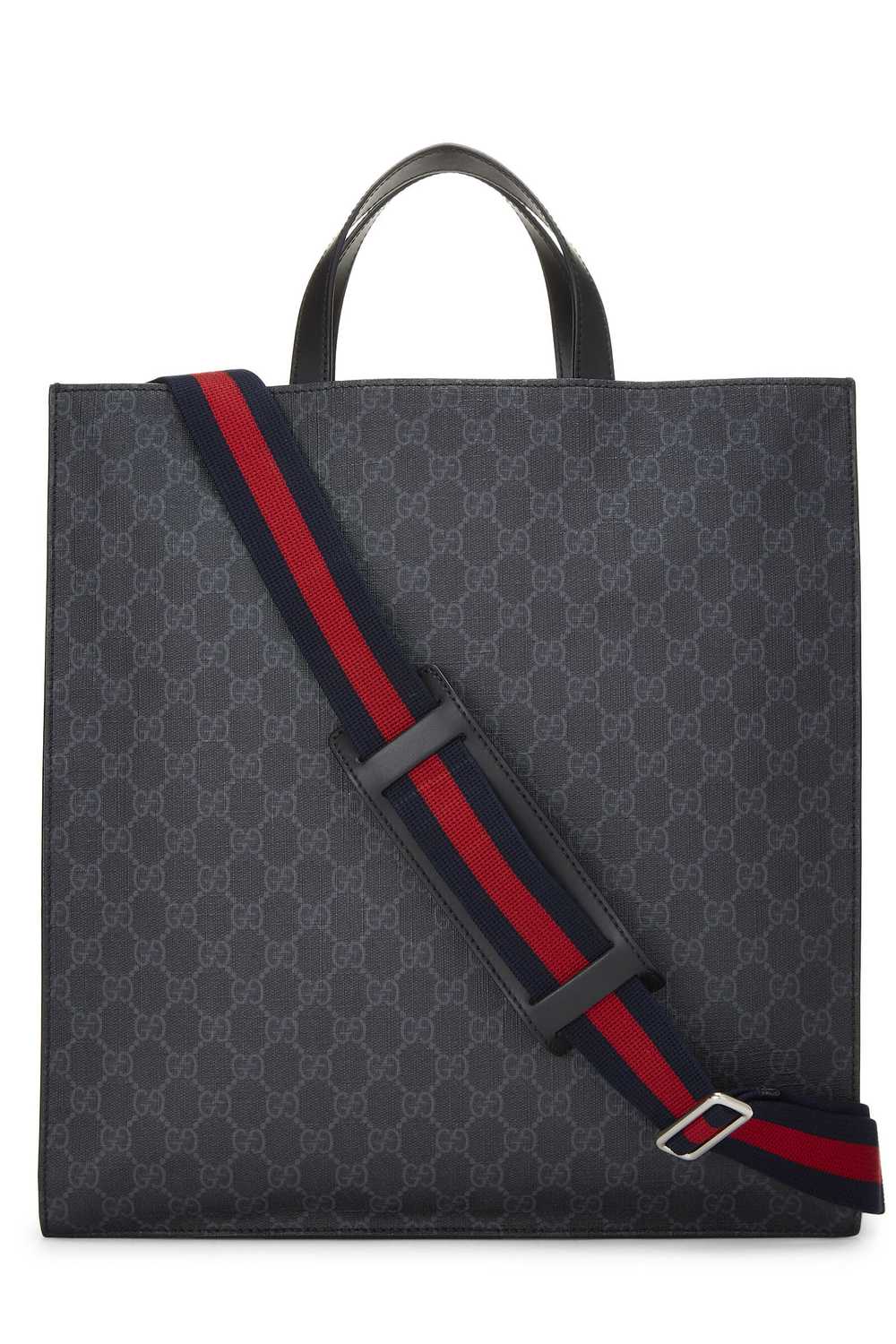 Black GG Supreme Coated Canvas Tote Bag - image 4