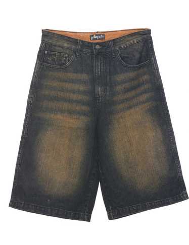 Stone Wash Y2K Denim Shorts - W32 L13 - image 1