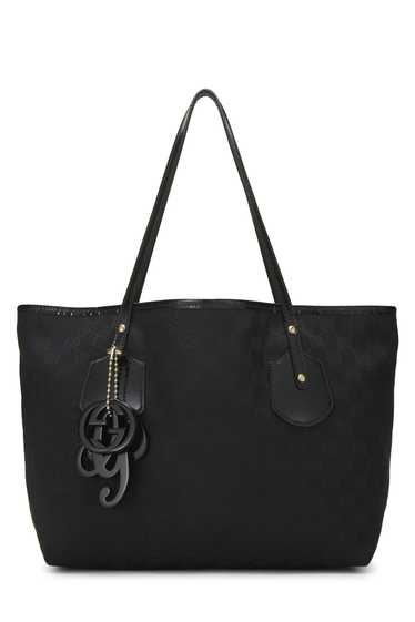 Black Original GG Canvas Jolie Web Tote