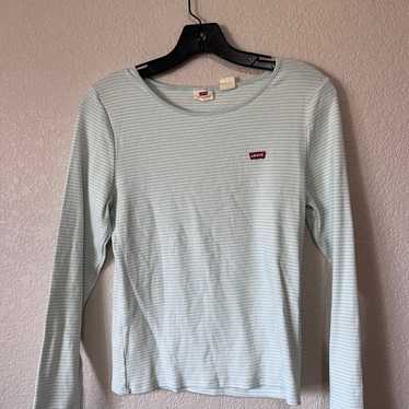 Levi Vintage Honey Long Sleeve Shirt with Horizon… - image 1