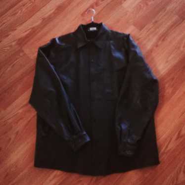 Missani Le Collezioni Black Leather Jacket
