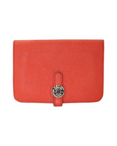 Product Details Hermès Orange Dogon Compact Wallet