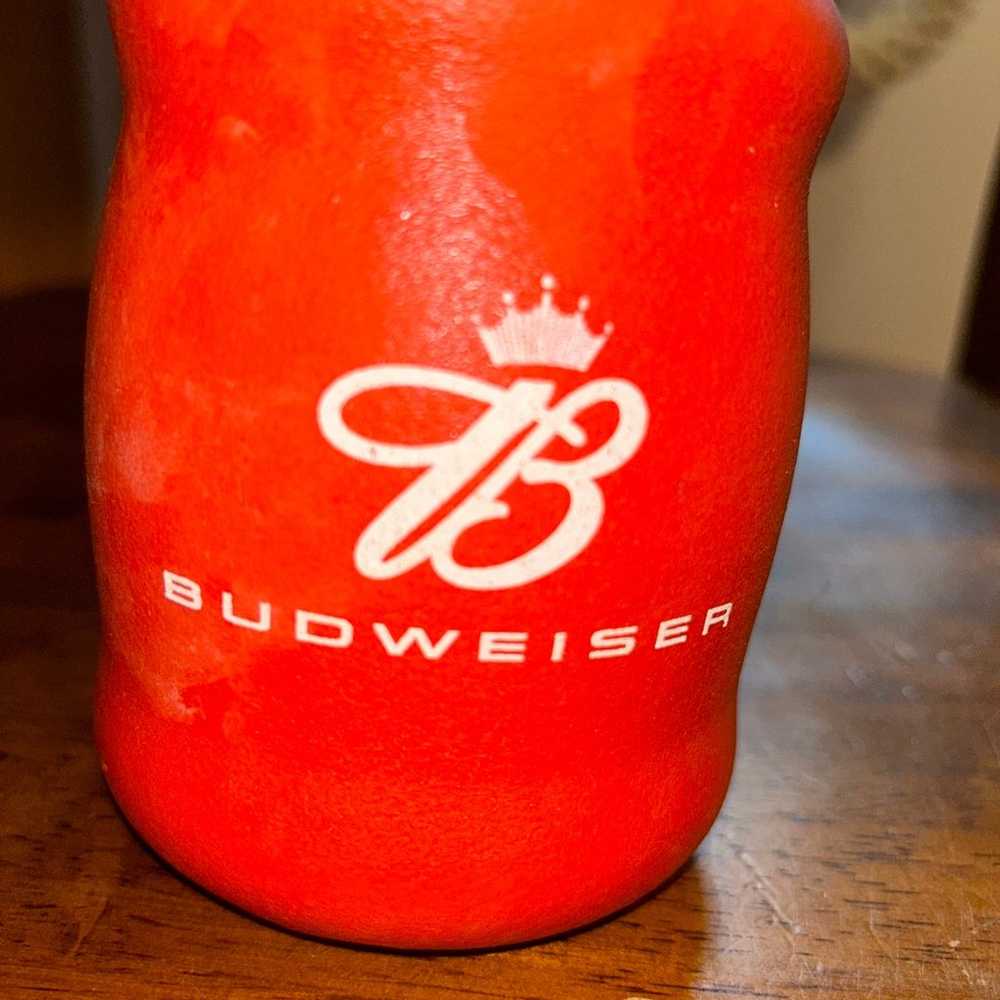 Vintage Red Budweiser Red Beer Can Koozie Coozie … - image 7