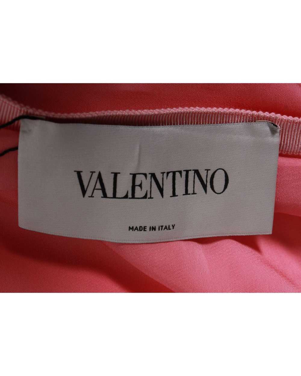 Product Details Valentino Pink Silk Midi Dress wi… - image 6