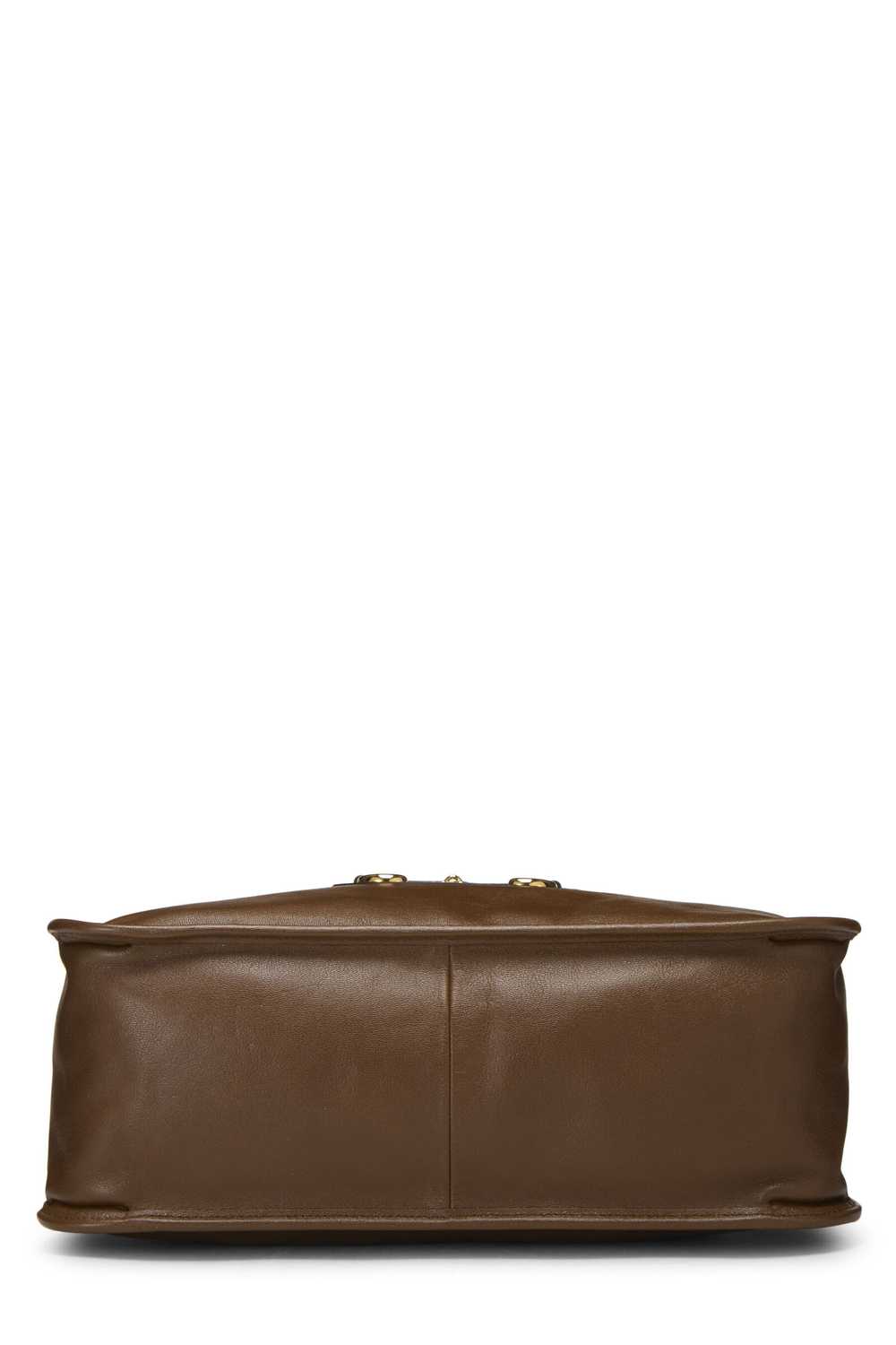 Brown Leather 1955 Horsebit Tote - image 6
