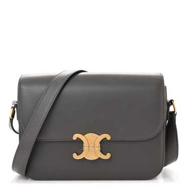 CELINE Shiny Calfskin Medium Triomphe Grey - image 1