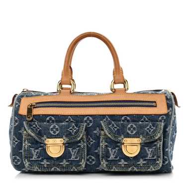 LOUIS VUITTON Monogram Denim Neo Speedy Blue