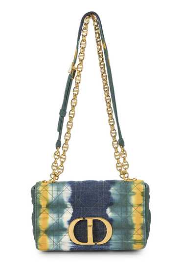 Multicolor Cannage Denim Caro Bag Small