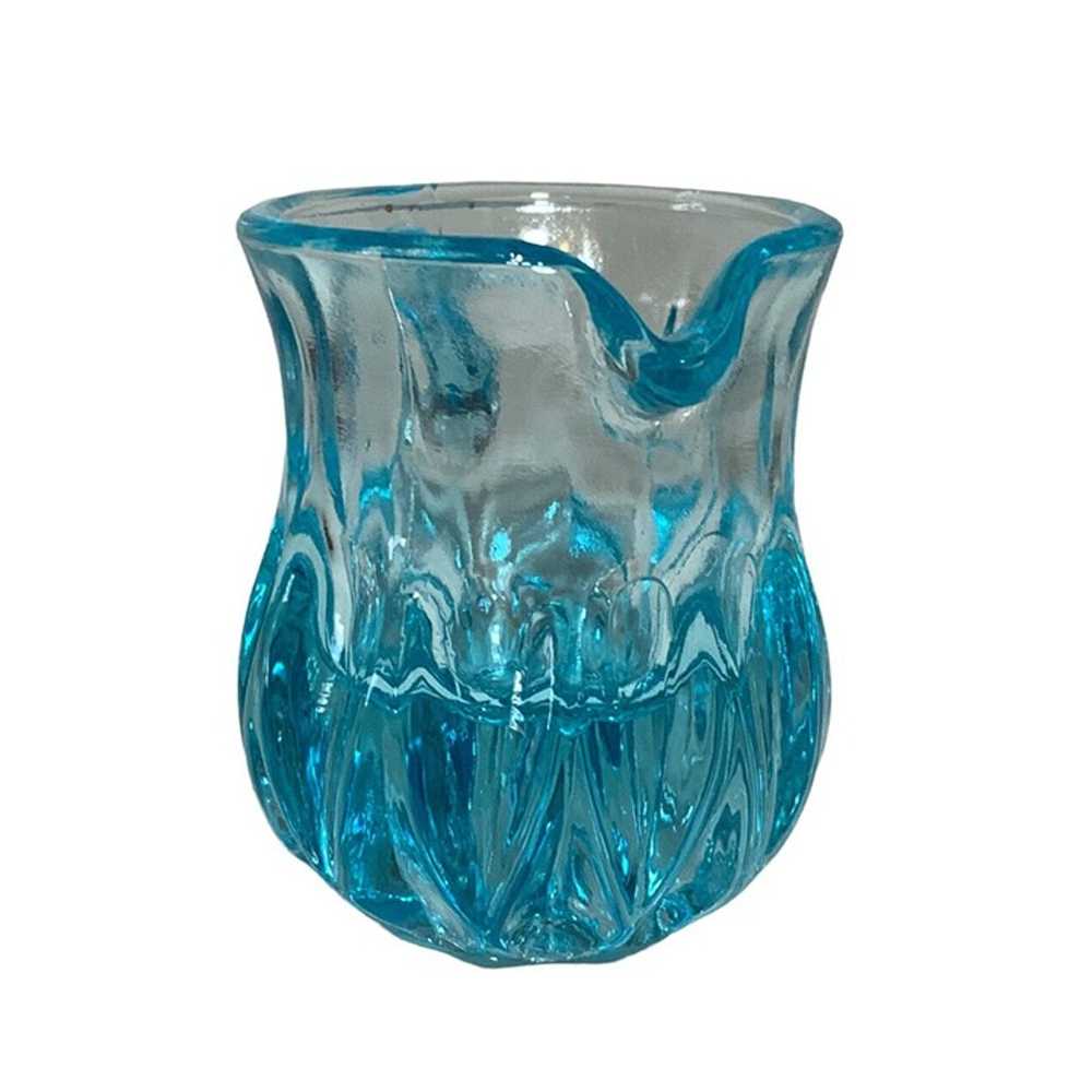 DEGENHART Light Blue Miniature Glass Pitcher w/Ha… - image 10