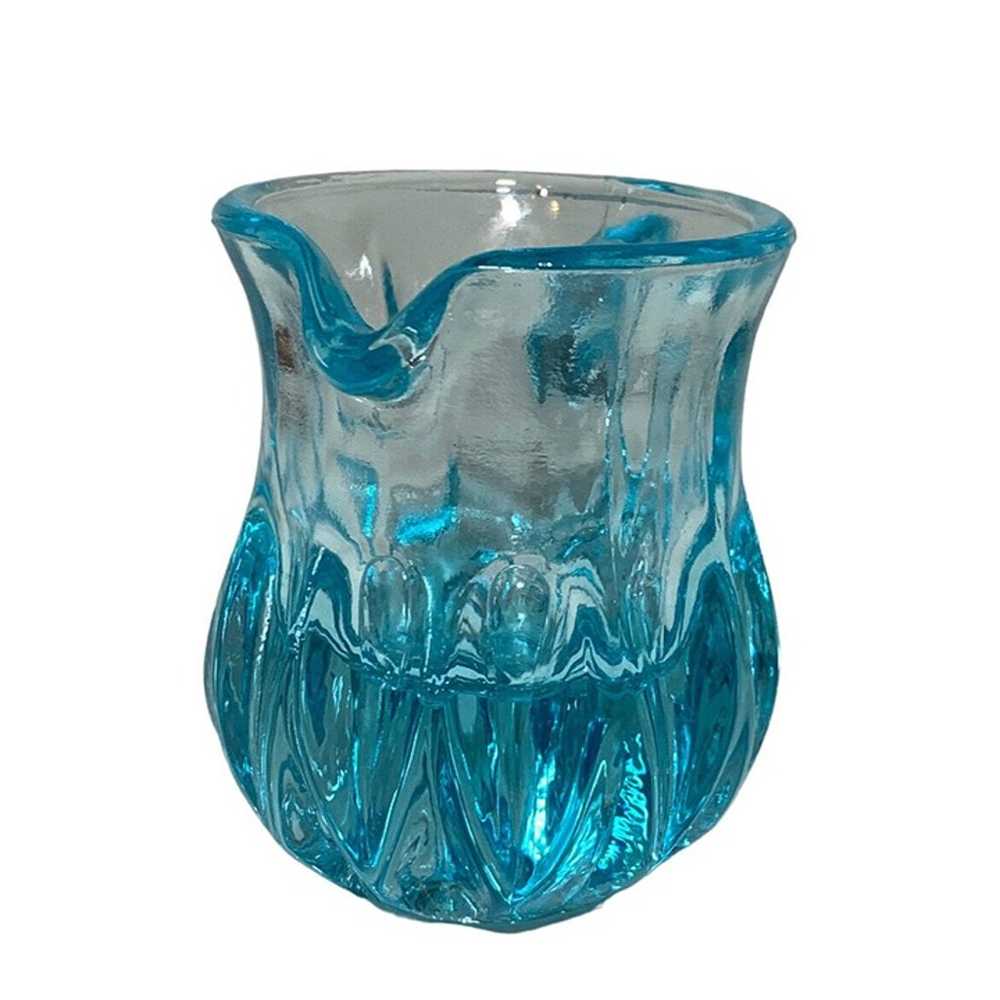 DEGENHART Light Blue Miniature Glass Pitcher w/Ha… - image 11